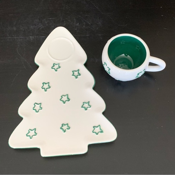 Department 56 Time to Celebrate Christmas Tree Plate & Mug Set - Picture 7 of 10